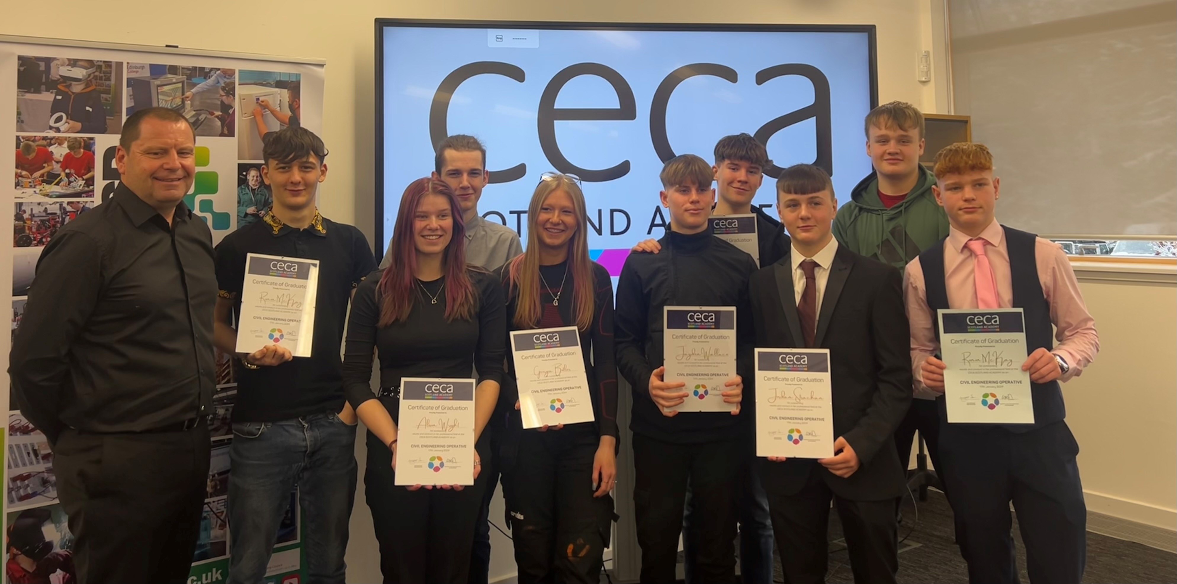 First students graduate from CECA Scotland Academy course