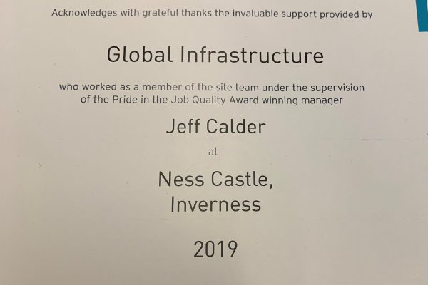 Pride In The Job Award 2019