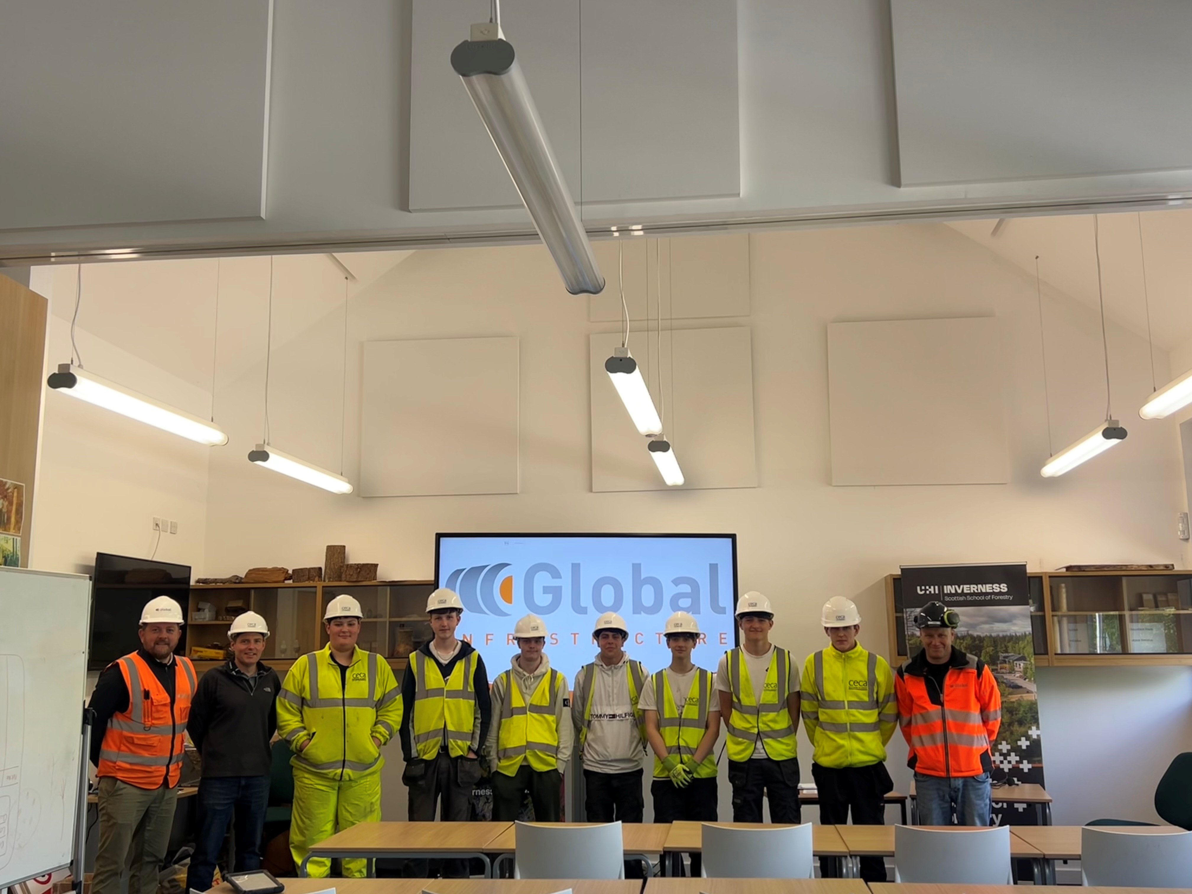 Global Infrastructure Engages with CECA Scotland Academy Students at Scottish School of Forestry