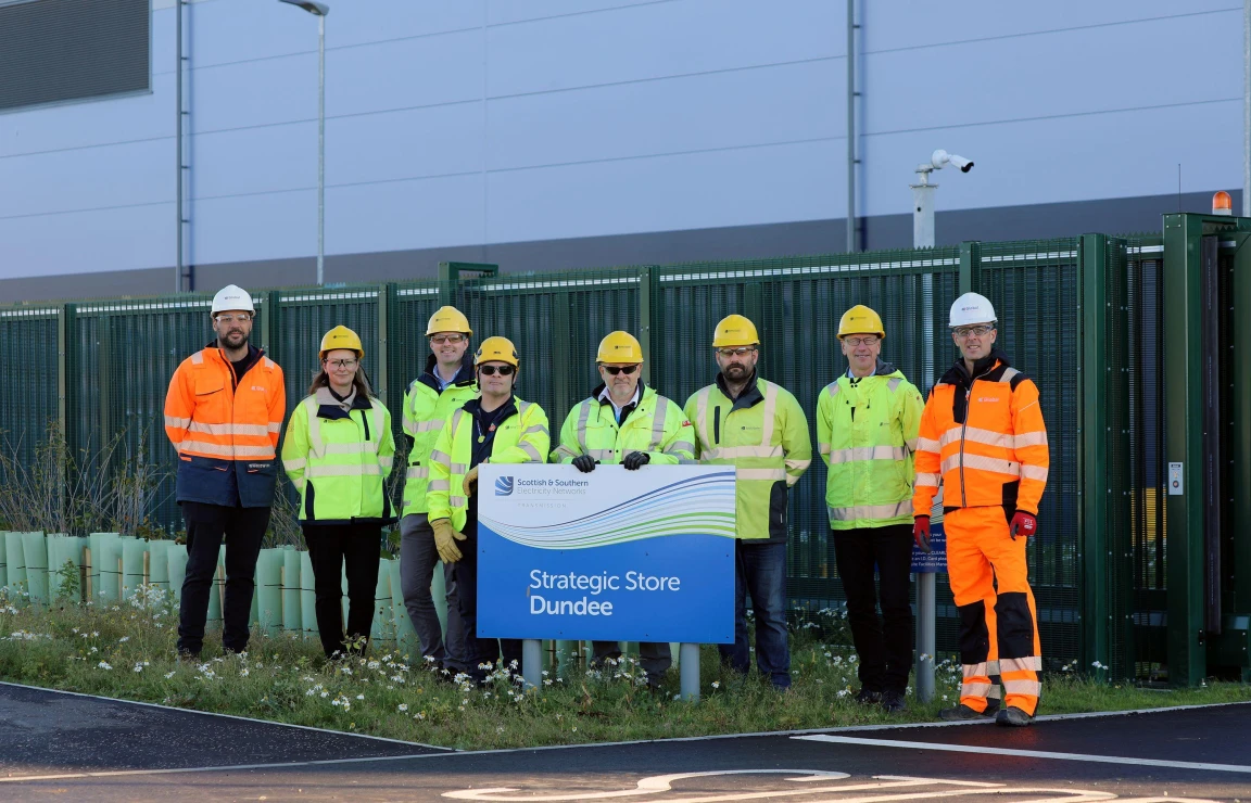 1 SSEN Transmission The new Dundee Strategic Spares warehouse will help strengthen the resilience and efficiency of the high voltage electricity network