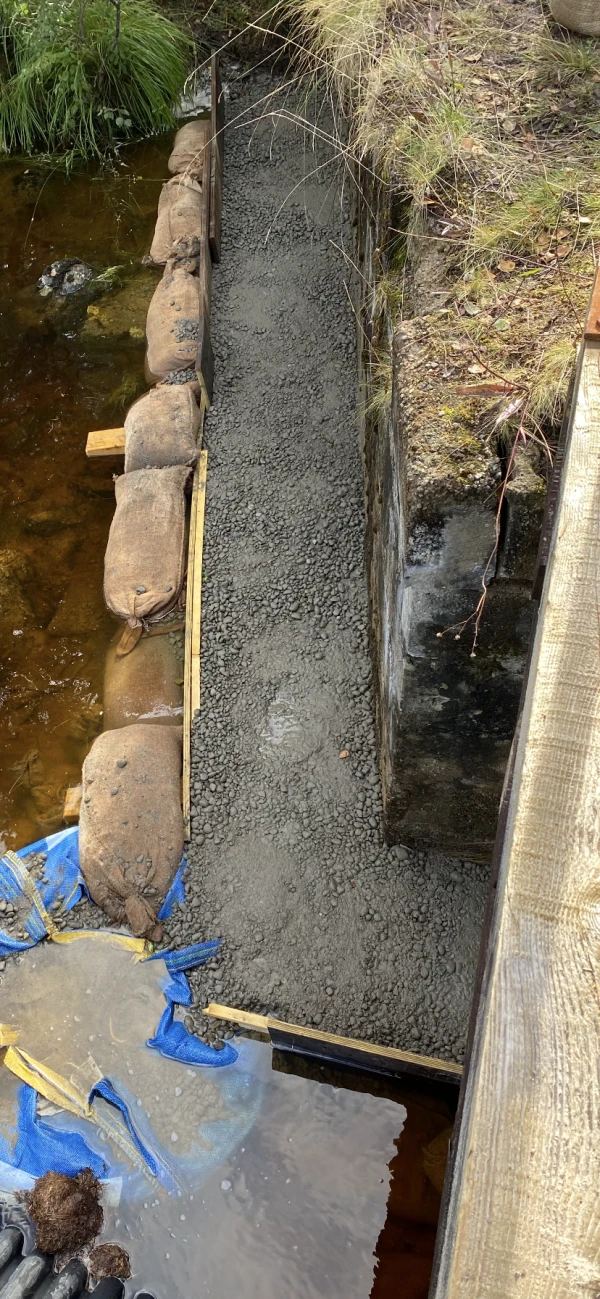 Aldernaig Bridge Deck Works 3
